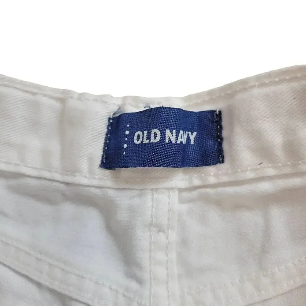 Old Navy white denim shorts 14